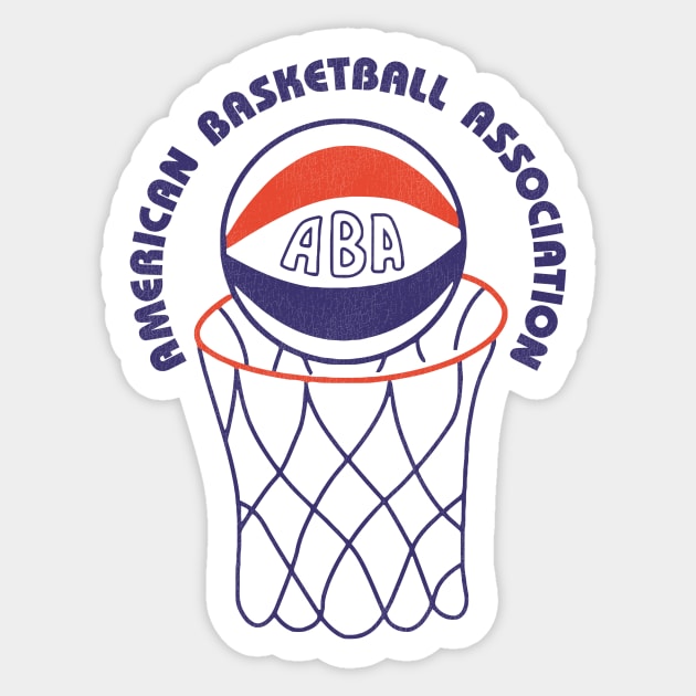 Defunct ABA American Basketball Association Sticker by Defunctland